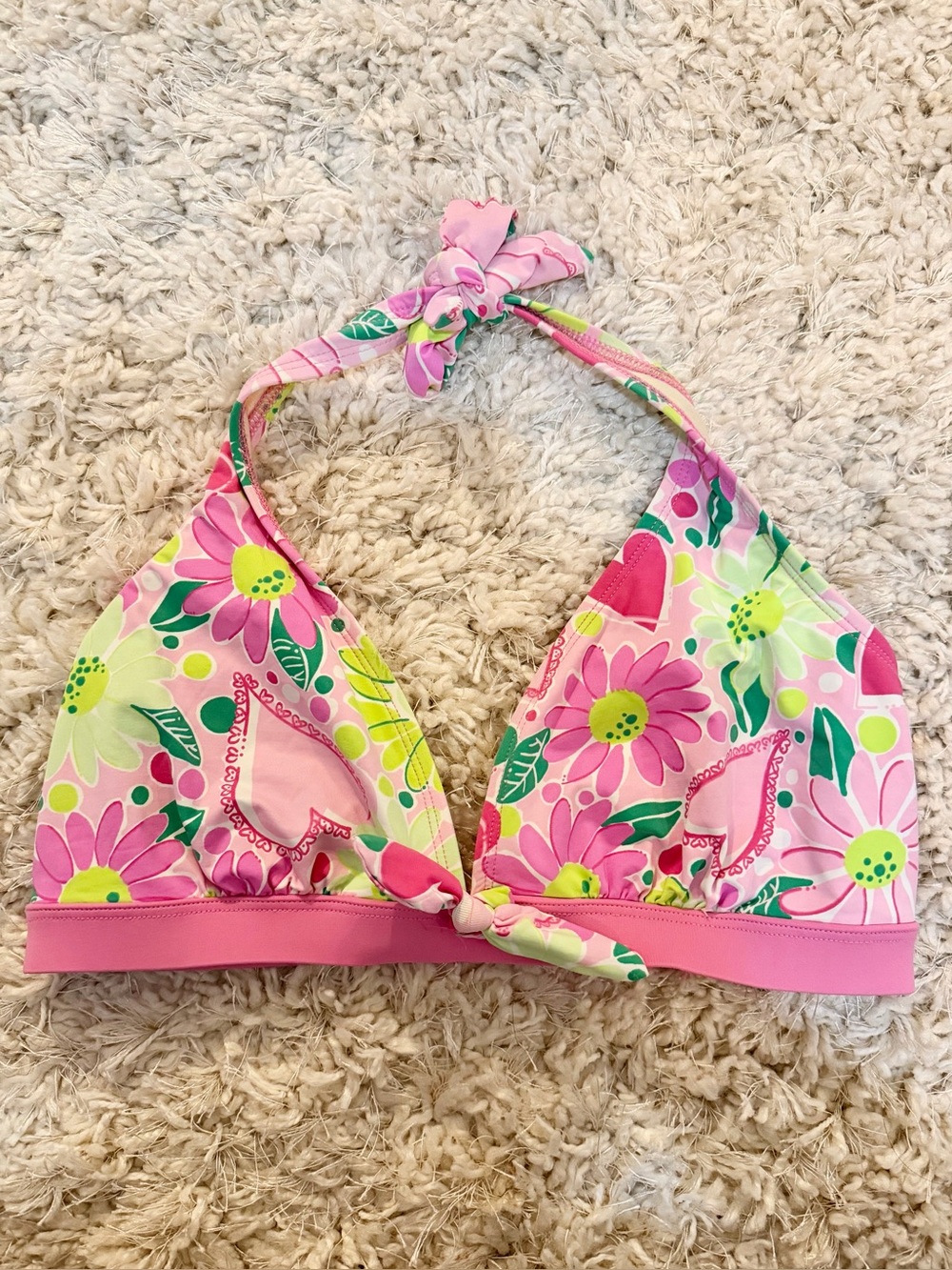 Lilly Pulitzer Floral Halter Bikini Top
Women’s Size 8